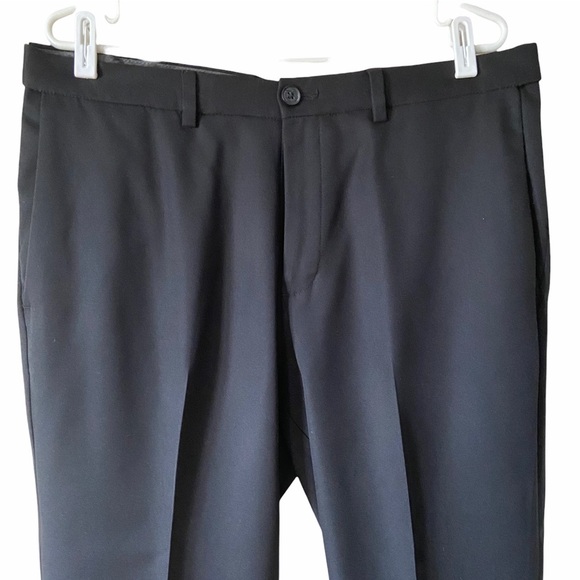 Haggar Men’s Black Dress Pant 36W x 30L - Picture 3 of 13
